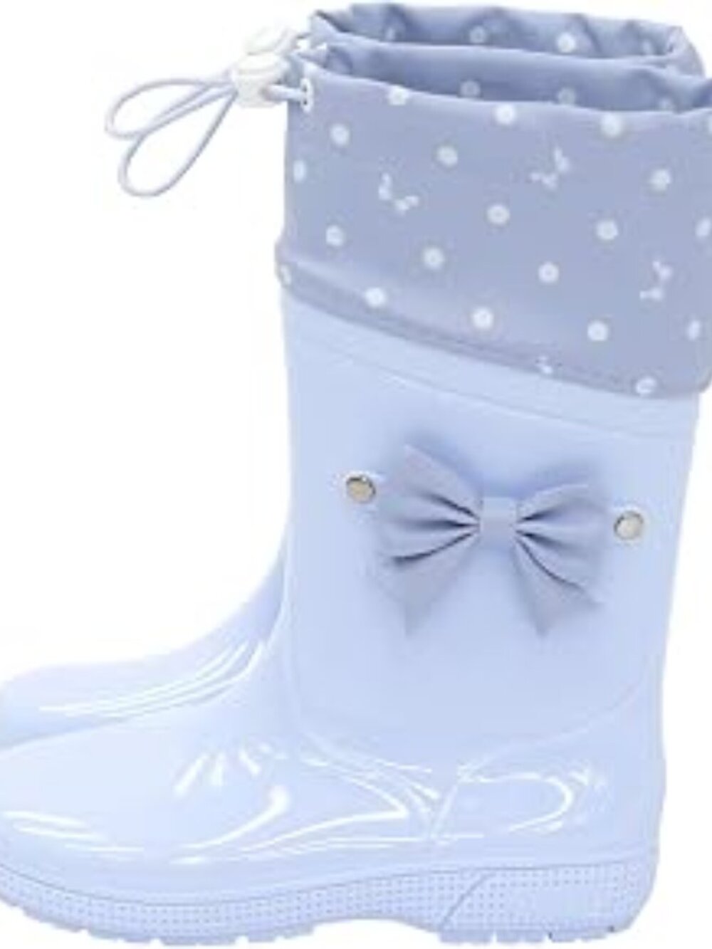GENUINE ARISANA JAPANESE DRAWSTRING GIRLS RAIN BOOTS SIZE 3Y OR 22 CM - Picture 2 of 5